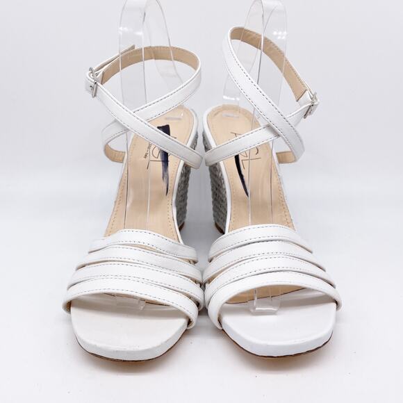 AGL Women's Dora Ankle Strap Wedge Sandal White Plumba Size US 11 EU 41 - Picture 2 of 14